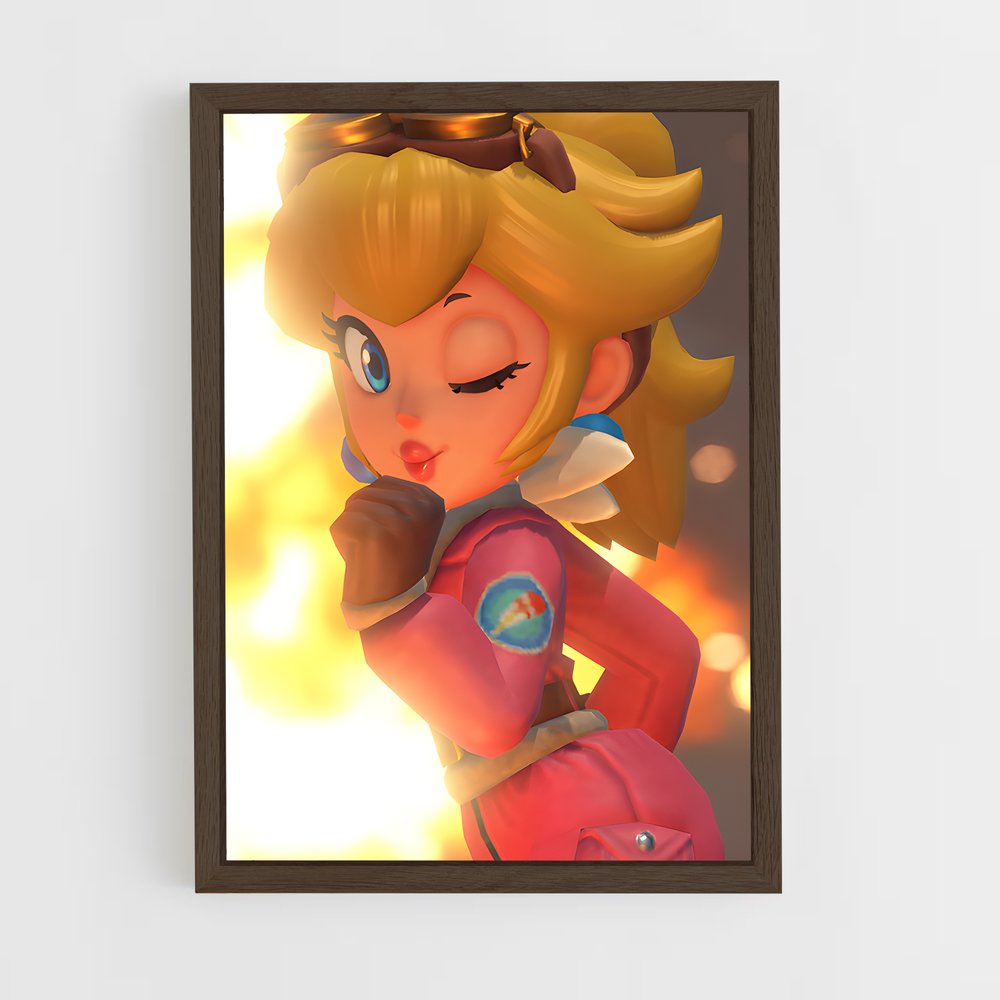 Poster Princess en Rose – affiche Mario (vue 5)